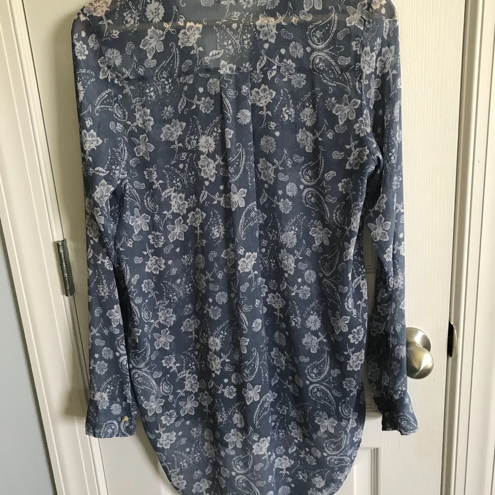 Hollister Flowy Button Down